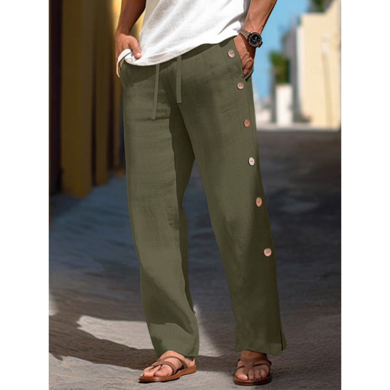 James – Linen Summer Trousers for Men
