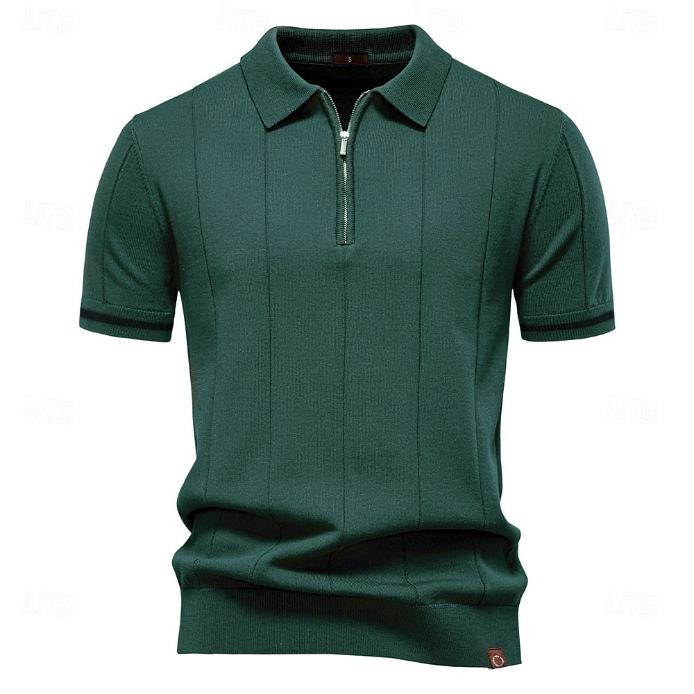 Hugo | Premium Summer Polo with Zipper