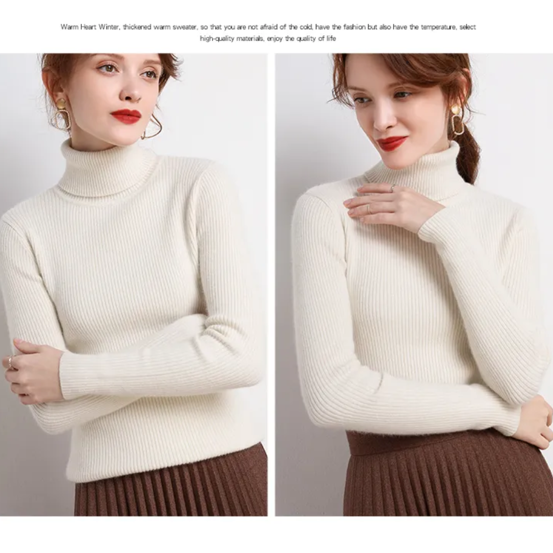 Faye | Winter-Ready Cashmere Turtleneck Sweater