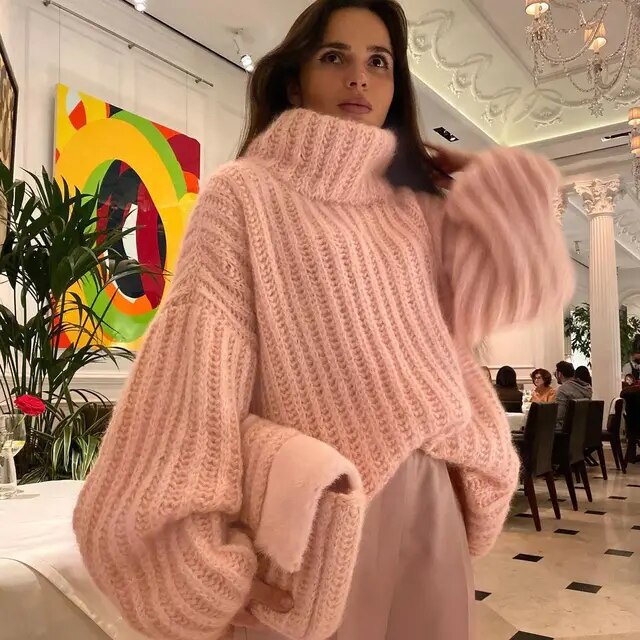 Luna | Cozy Winter Turtleneck Sweater for Women