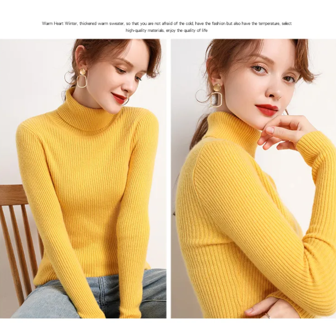 Faye | Winter-Ready Cashmere Turtleneck Sweater