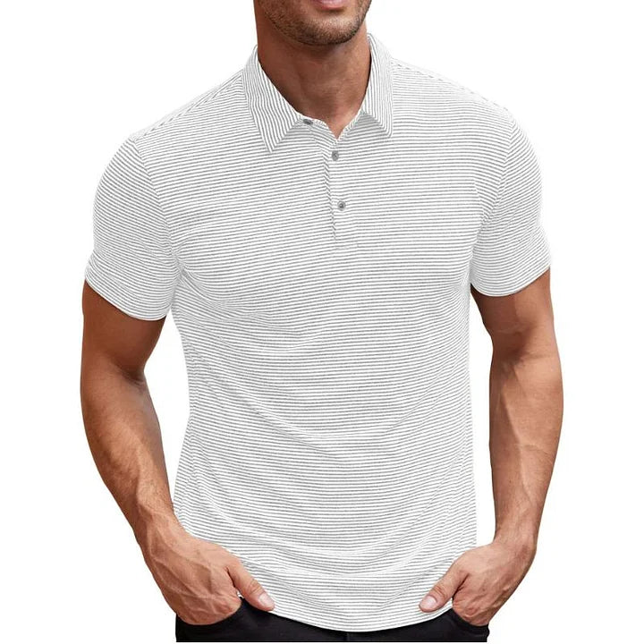 Adam - Casual Striped Polo for Men