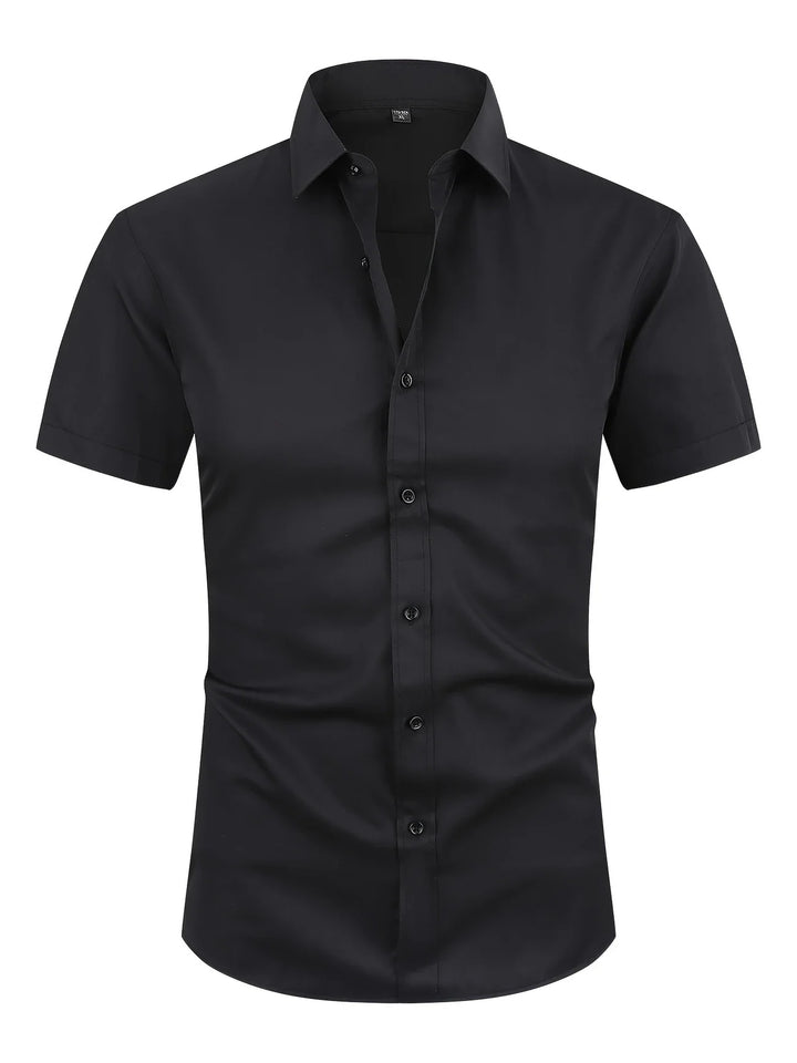 Oliver | Plain Short-Sleeve Summer Shirt