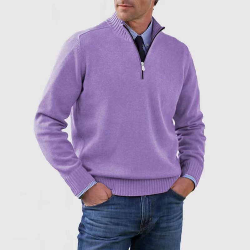Samuel | Half-zip sweater for men