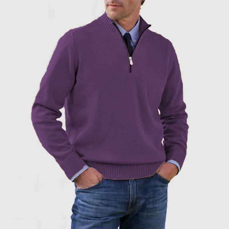 Samuel | Half-zip sweater for men