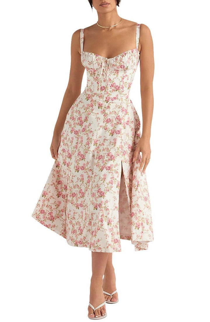 Sally | Floral Elegance Spring Party Dress