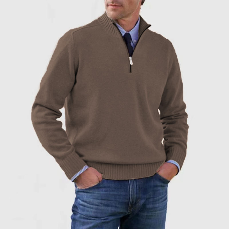 Samuel | Half-zip sweater for men