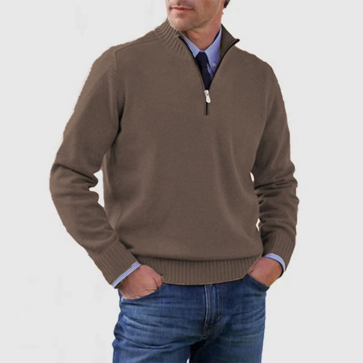 Samuel | Half-zip sweater for men