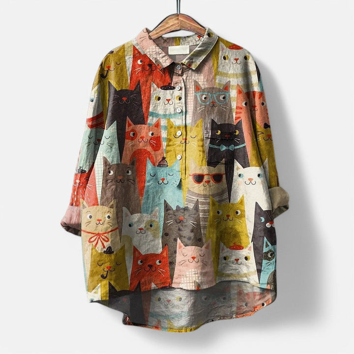 Chic and Artistic Women's Blouse