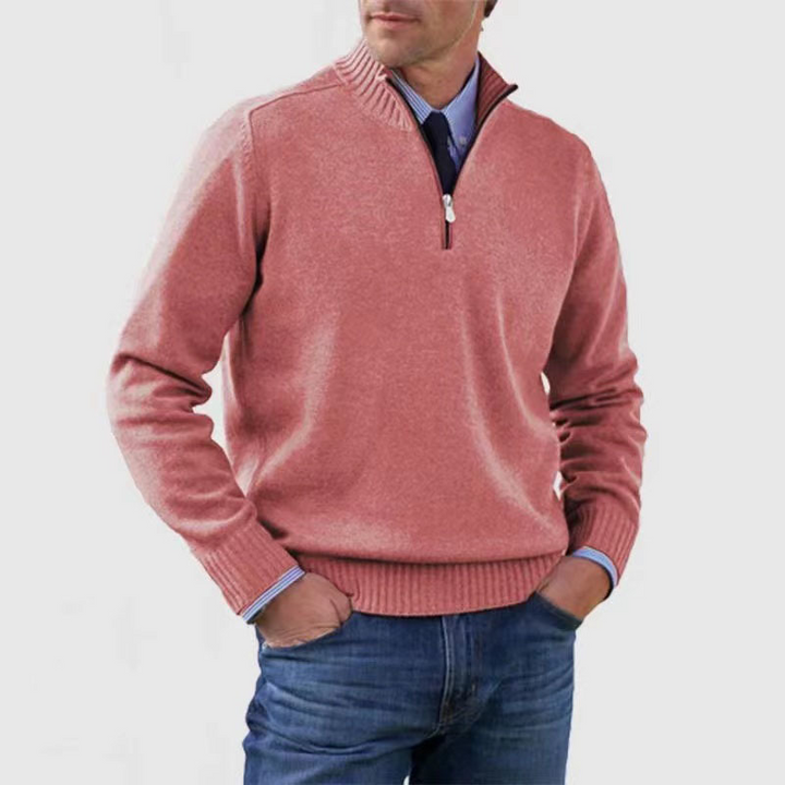 Samuel | Half-zip sweater for men