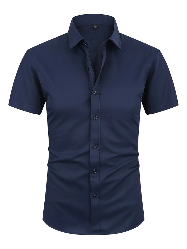 Oliver | Plain Short-Sleeve Summer Shirt