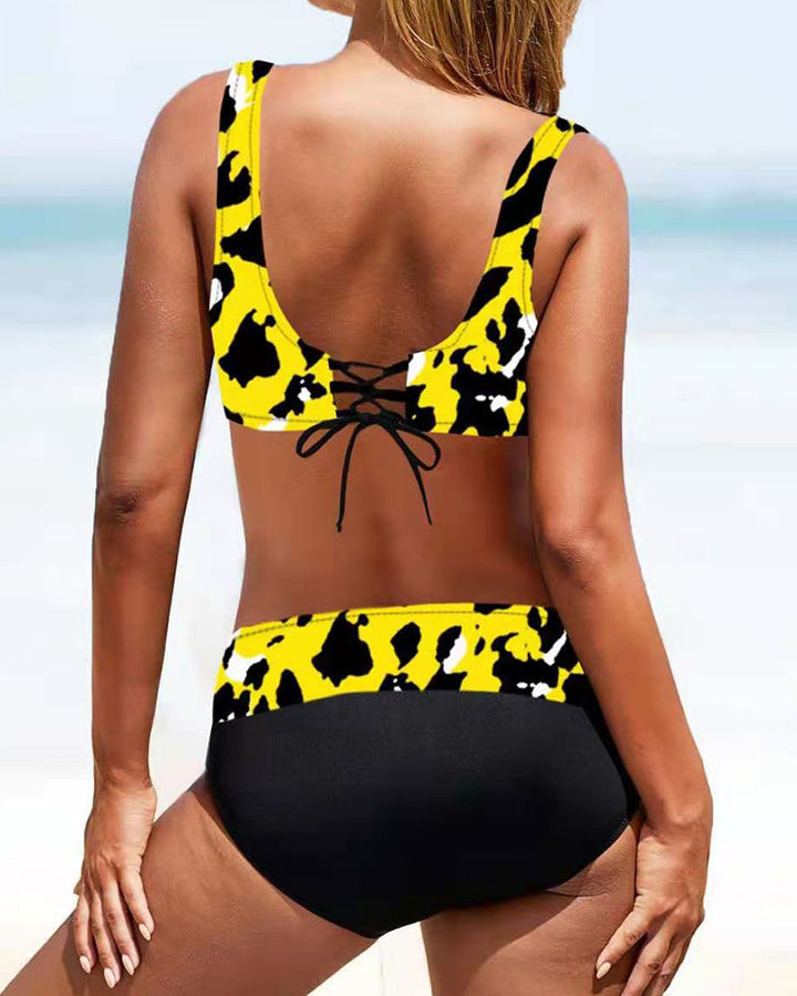 Colorful Bikini with Swimsuit Design