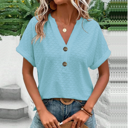 Michelle | Chic Buttoned Blouse for Modern Women