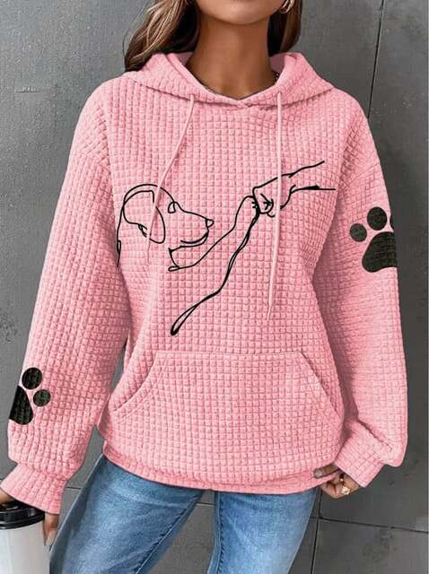 Mila | Cozy Women's Hoodie with Dog Prints