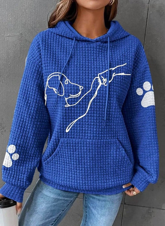 Mila | Cozy Women's Hoodie with Dog Prints