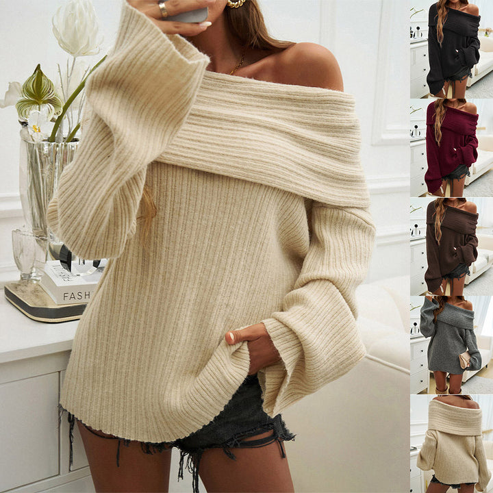 Holly | Off-Shoulder Knit Sweater for Women