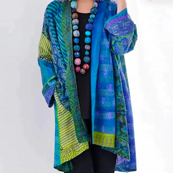 Lucy | Women's Vintage Multicolor Cardigan for Casual Wear