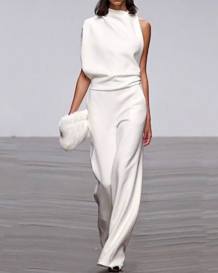 Elegant High-Neck Jumpsuit for Women