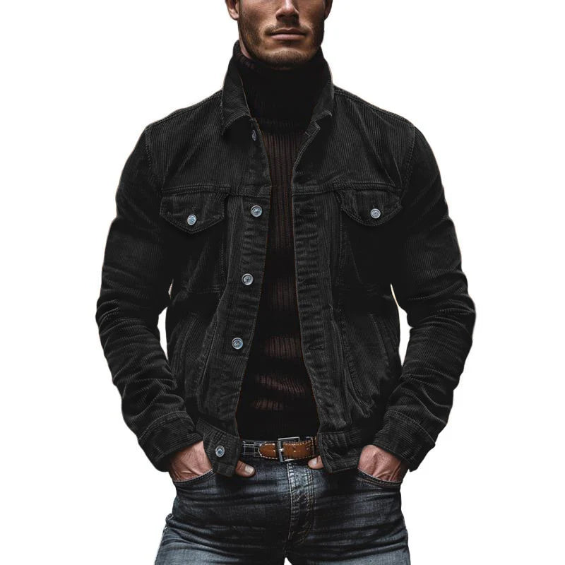 Victor | Men's Corduroy Shacket with Pockets