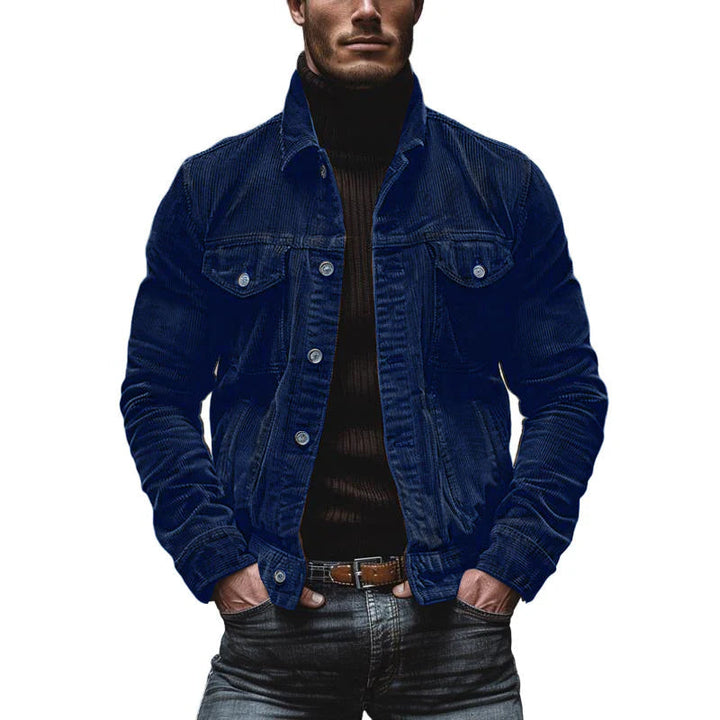 Victor | Men's Corduroy Shacket with Pockets