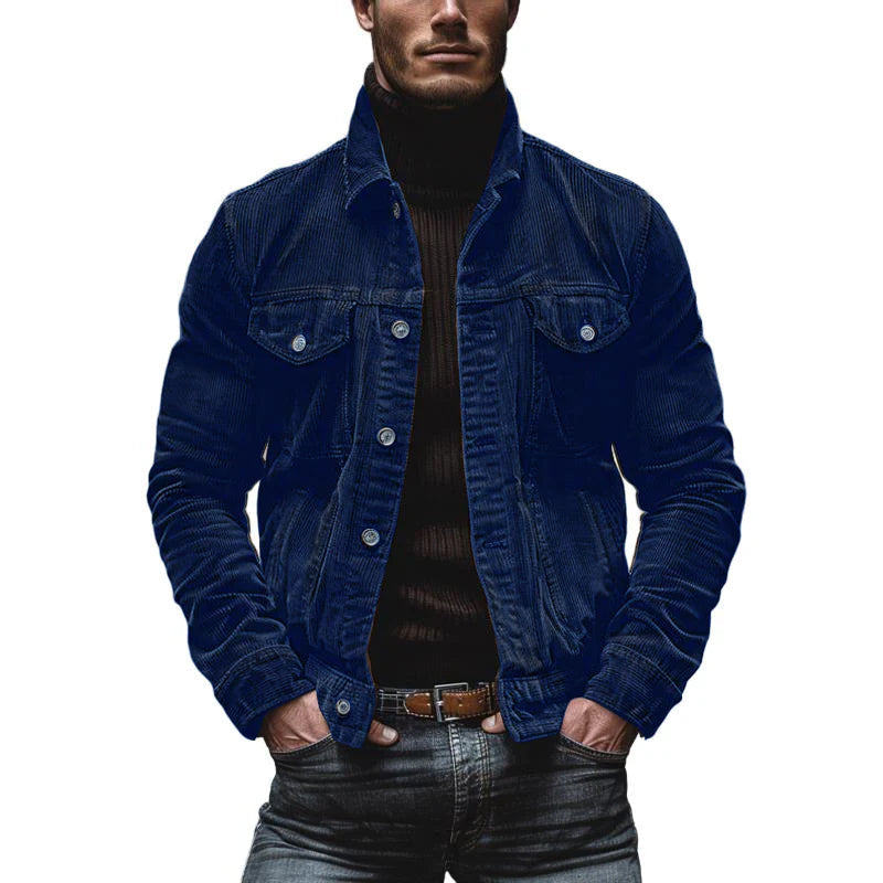 Victor | Men's Corduroy Shacket with Pockets