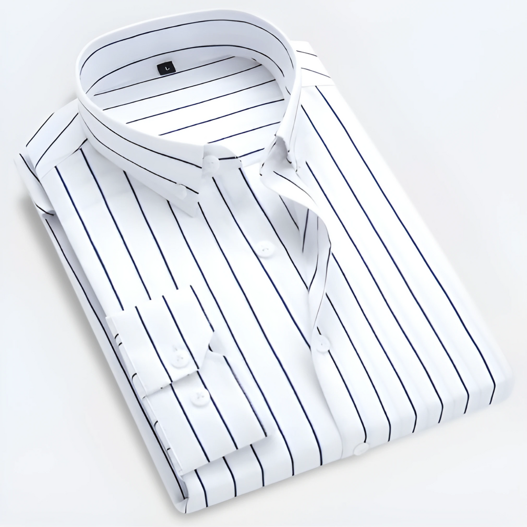 Men's Long Sleeve Striped Shirt