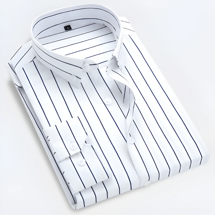 Men's Long Sleeve Striped Shirt