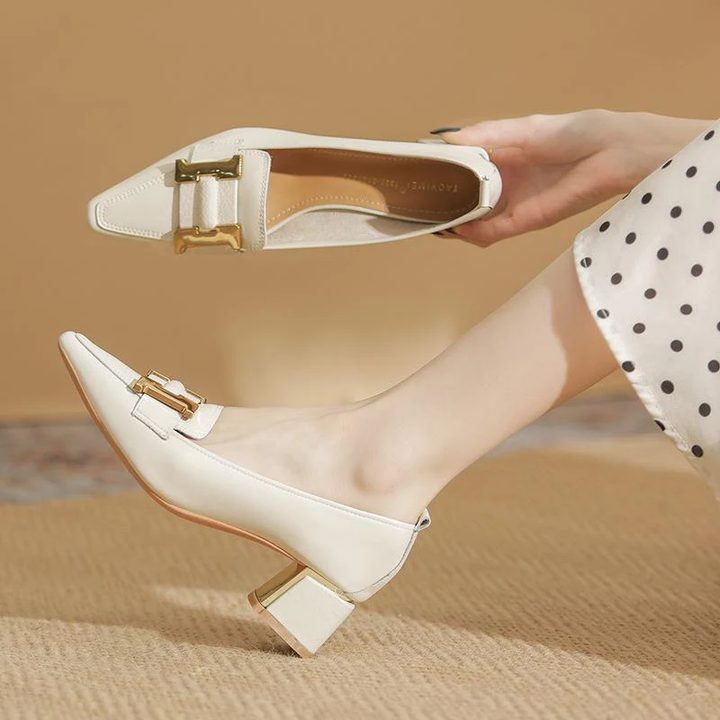 Destiny | Chic Block Heel Loafers for Women
