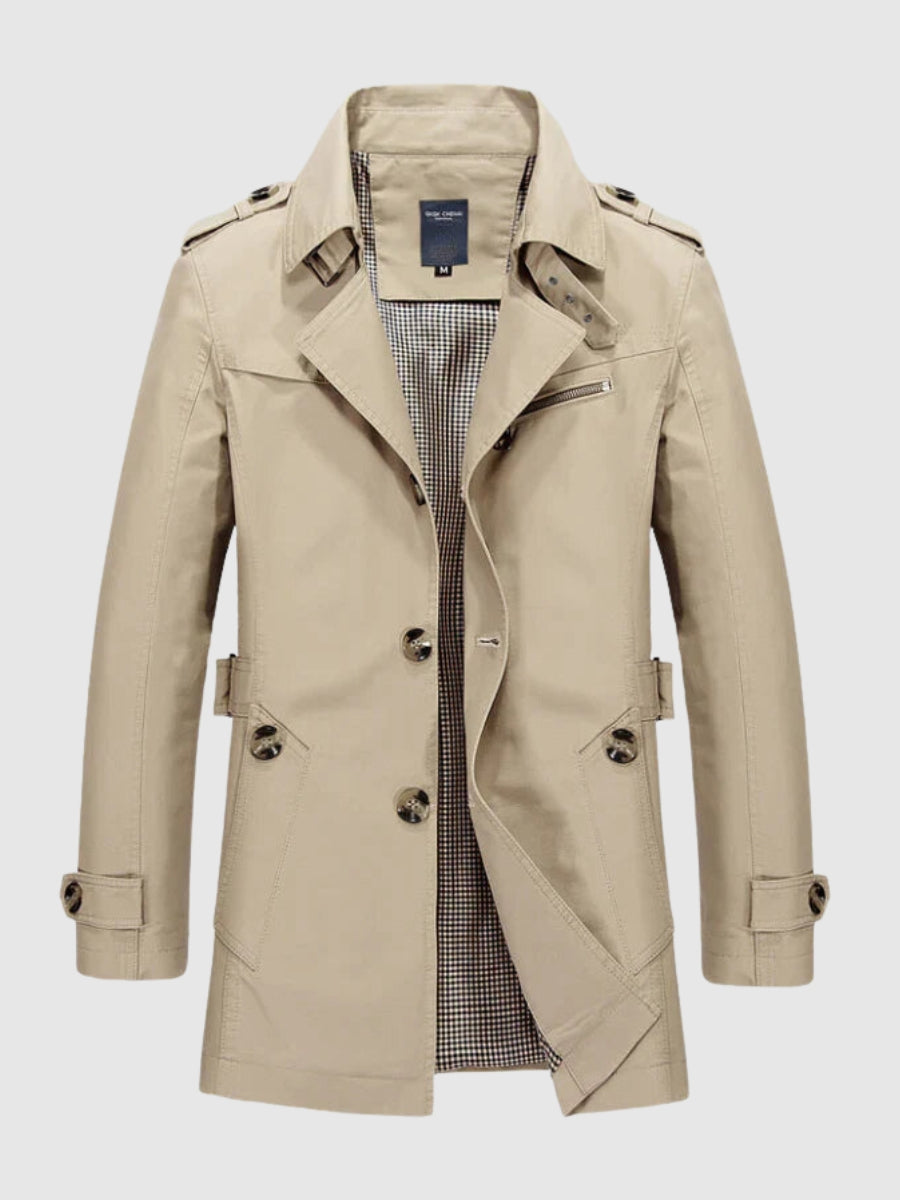 Axel | Men's Waterproof Rain Jacket | Cotton | Stylish & Versatile