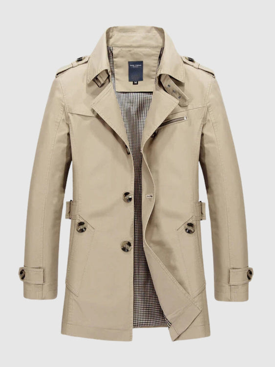Axel | Men's Waterproof Rain Jacket | Cotton | Stylish & Versatile