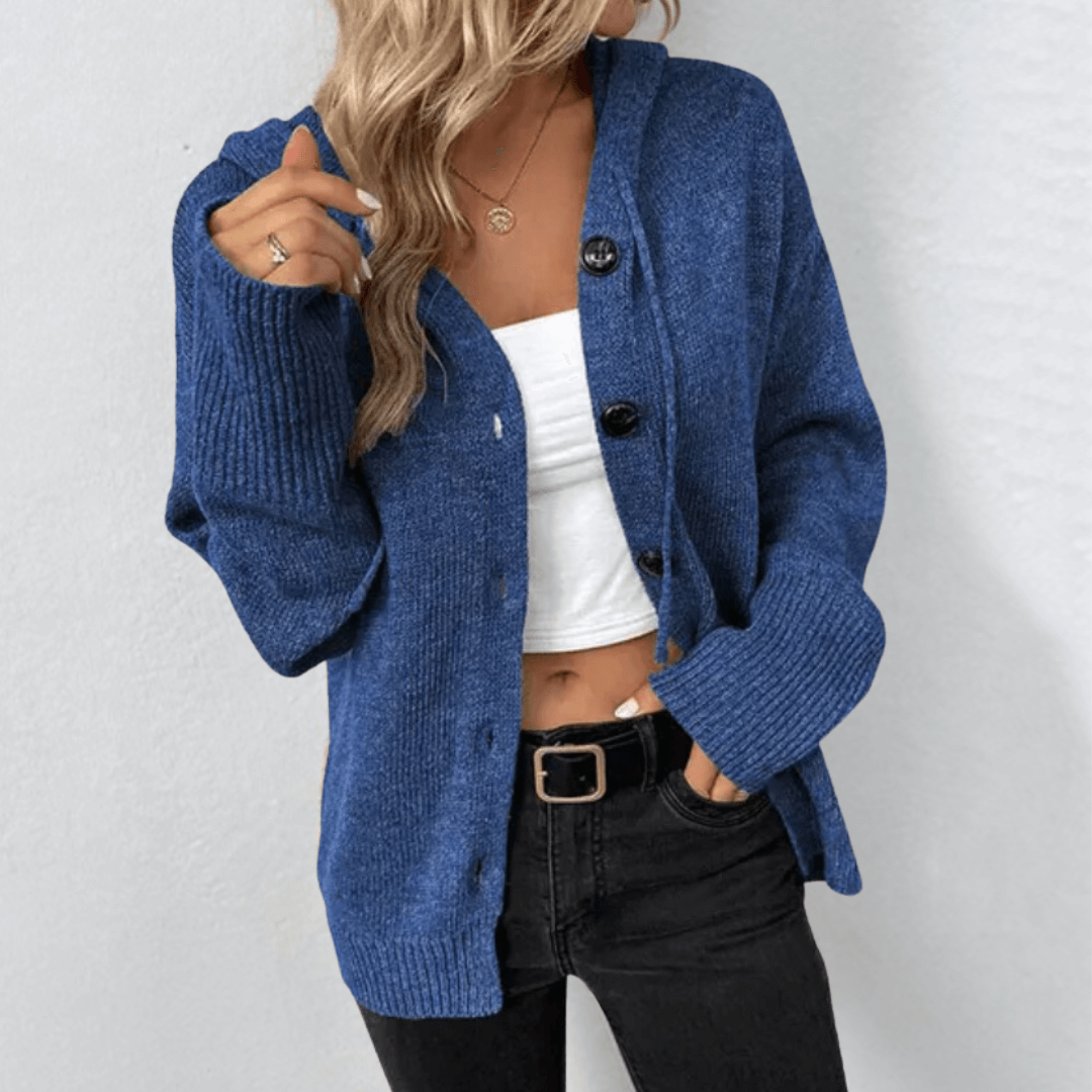 Nora | Women's Cozy Knit Cardigan with Buttons