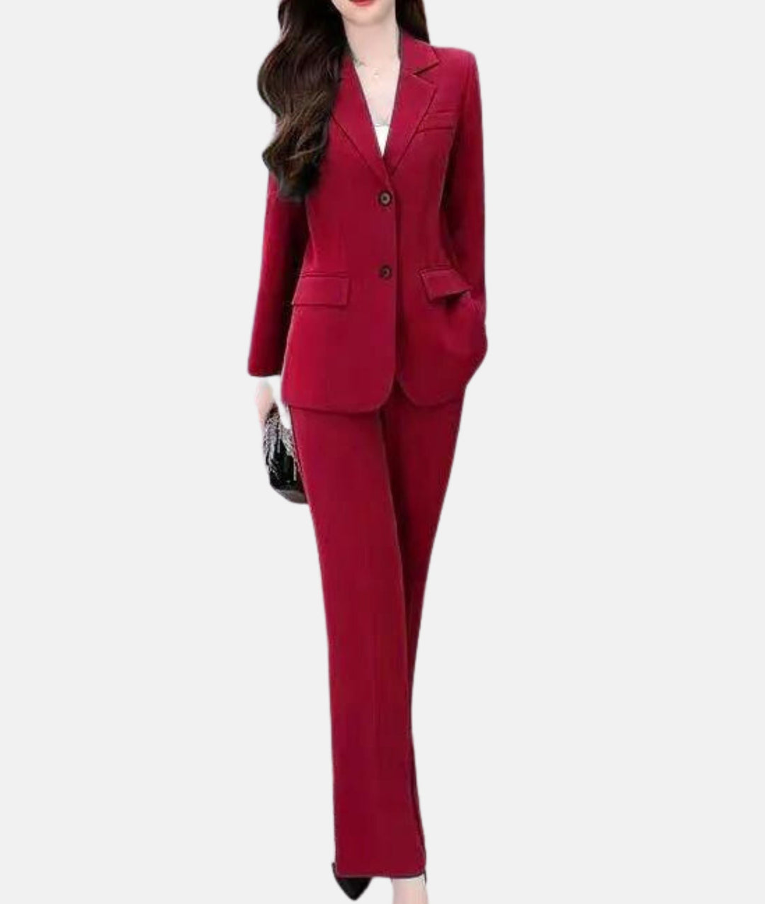 Elegant Pantsuit with Tailored Blazer