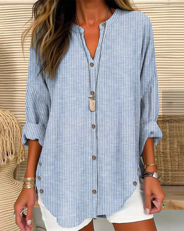 Betty | Chic Relaxed-Fit Button-Up Blouse