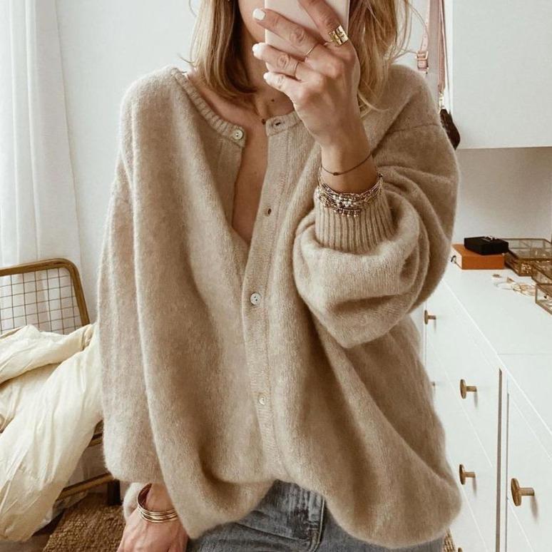 Beth | Women's Button-Up Knit Cardigan