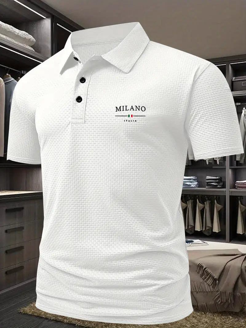 Men's Casual Short Sleeve Polo Shirt