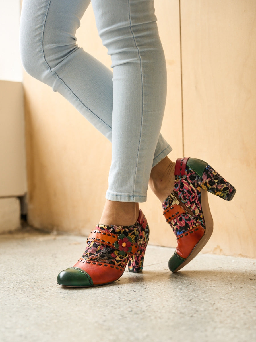 Amelia – Leather Oxford Heels