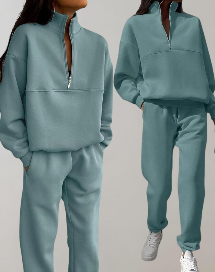 Mia | Cozy Women's Fleece Pants Ensemble