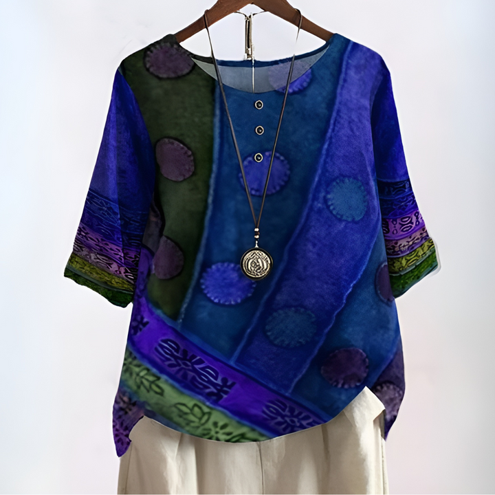 Janice | Chic Free-Spirit Bohemian Top
