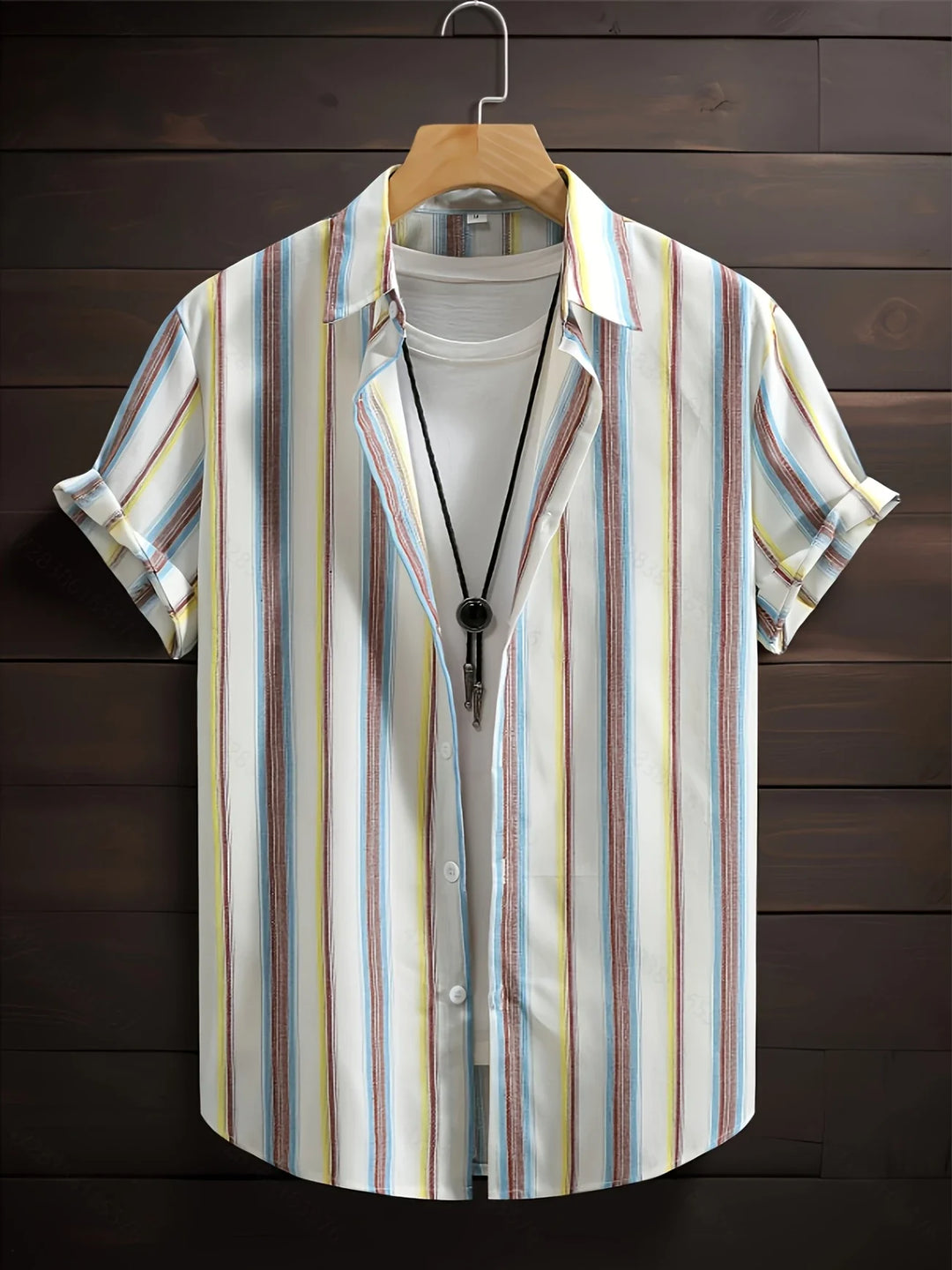 Thomas | Striped Short-Sleeve Shirt