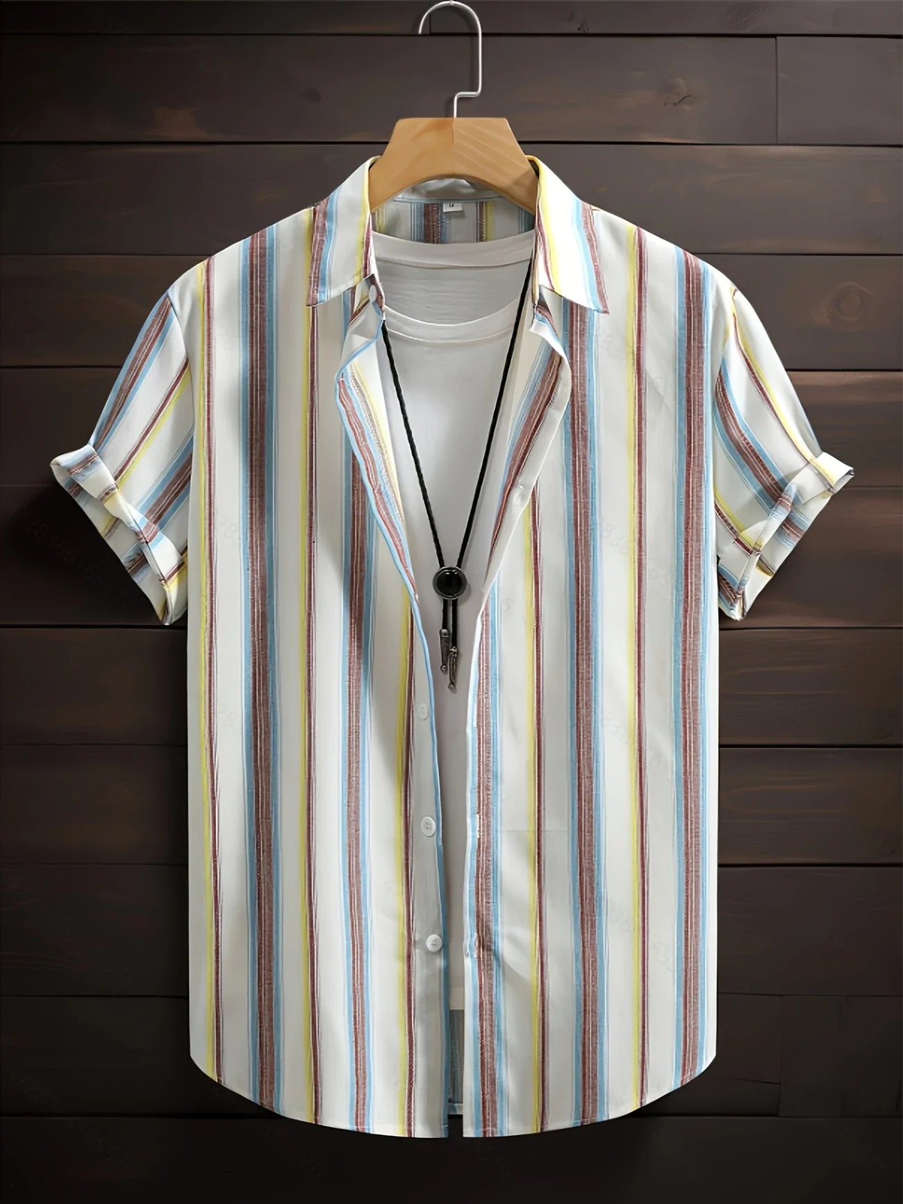 Thomas | Striped Short-Sleeve Shirt