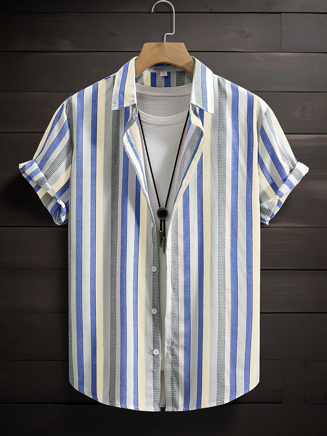 Thomas | Striped Short-Sleeve Shirt
