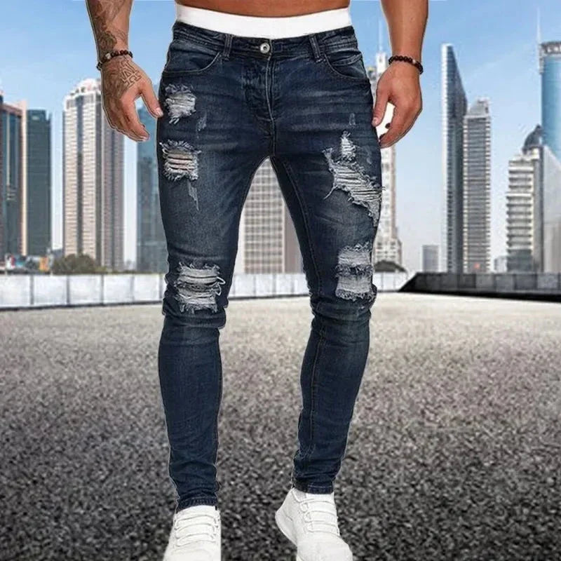 Thomas | Distressed skinny jeans for men