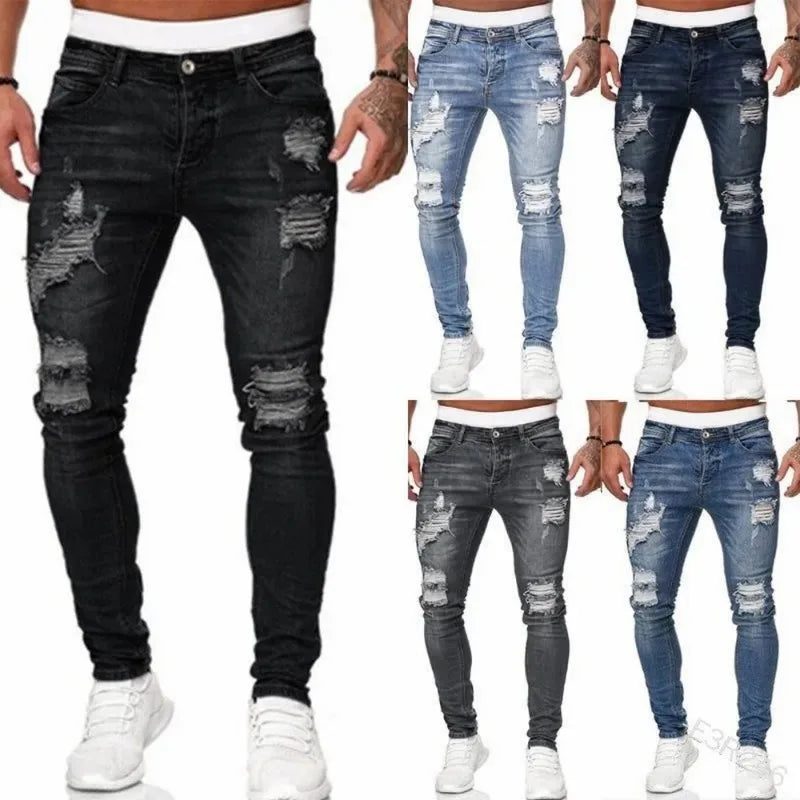 Thomas | Distressed skinny jeans for men