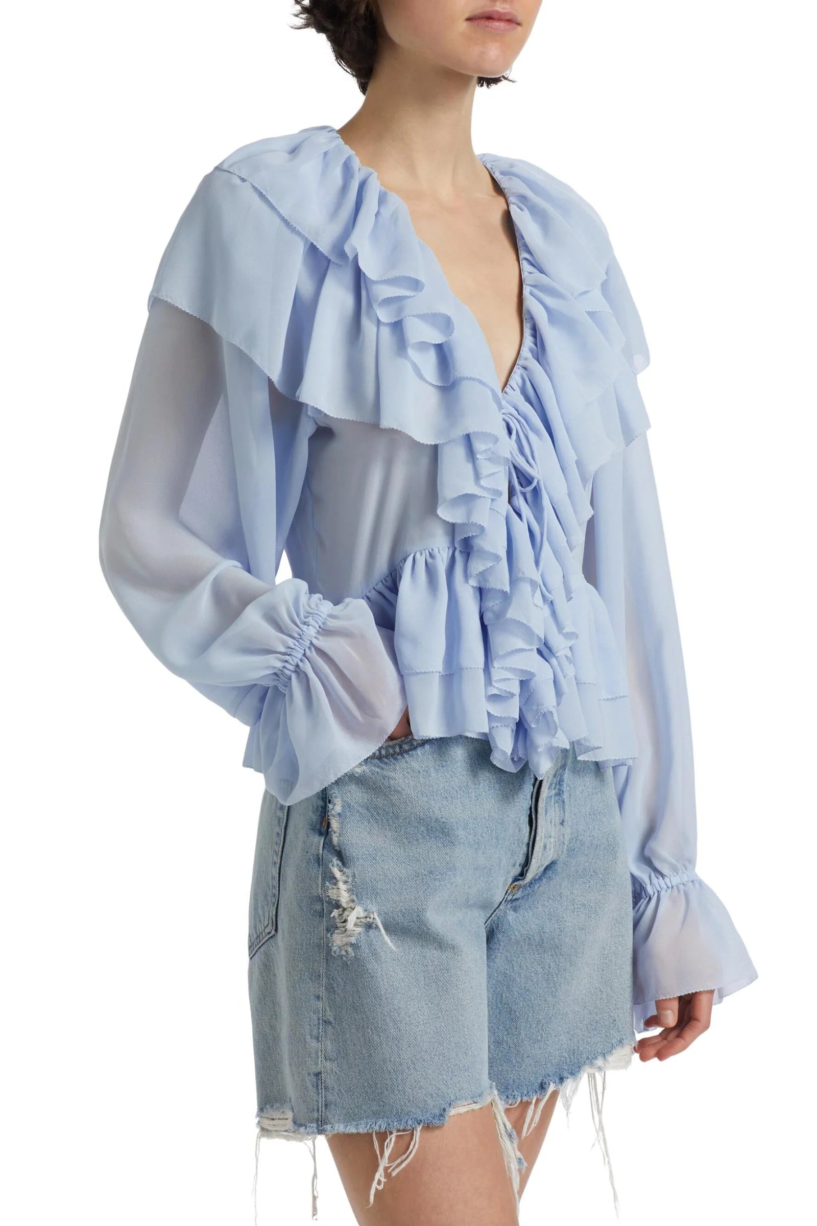 Willow | Chic Ruffle Top for Effortless Elegance