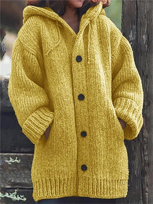 Hope | Women's Cozy Hooded Knit Cardigan