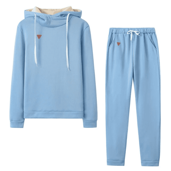 Zoe | Women's Solid Color Two-Piece Tracksuit