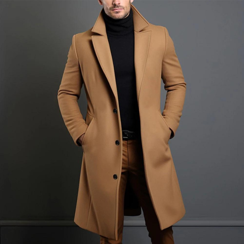 Ethan | Wool winter coat for men