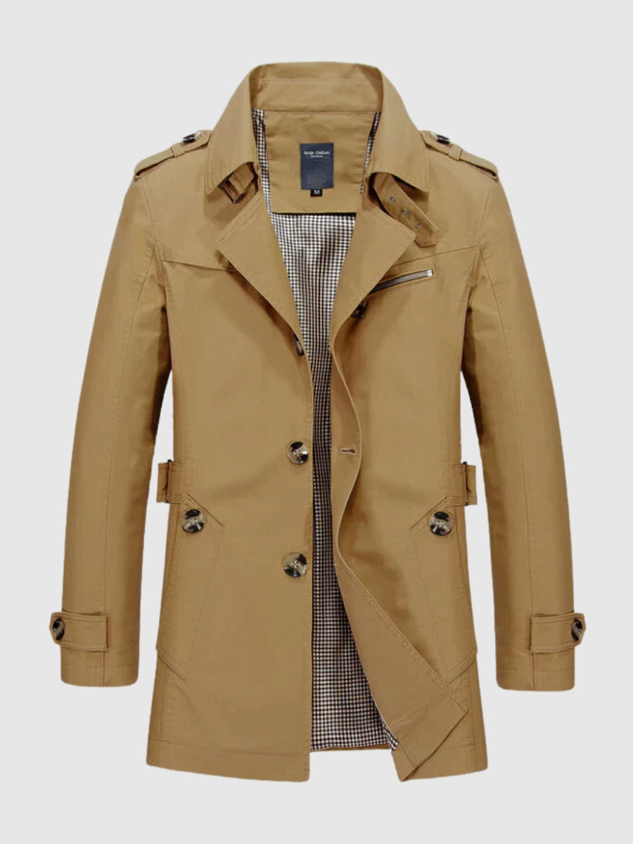 Axel | Men's Waterproof Rain Jacket | Cotton | Stylish & Versatile