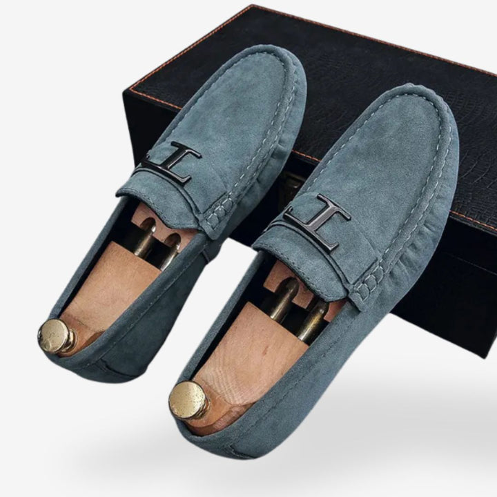 Suede Classic Slip On Loafers for Men