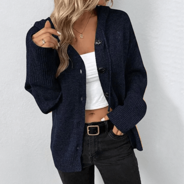Nora | Women's Cozy Knit Cardigan with Buttons